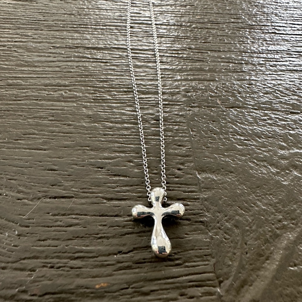 Tiffany & Co. Elsa Peretti® Cross Pendant Sterling Silver
